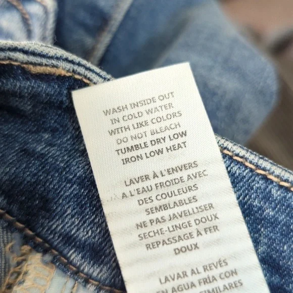 Good American Fringe High Rise Skinny Jeans Blue 10/30 distressed streetwear - Picture 11 of 11